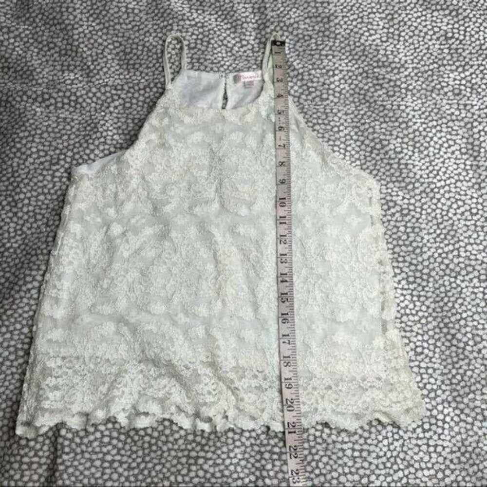 Ivory All Over Lace Romantic Top Small - Picture 8 of 9